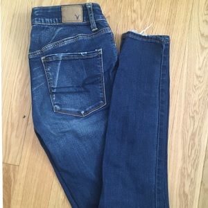 American Eagle Stretch Hi-Rise Jegging, 6 X-Long